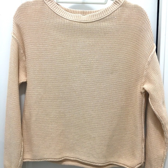 Chelsea & Theodore Cotton Knit Crewneck Sweater - Picture 1 of 5